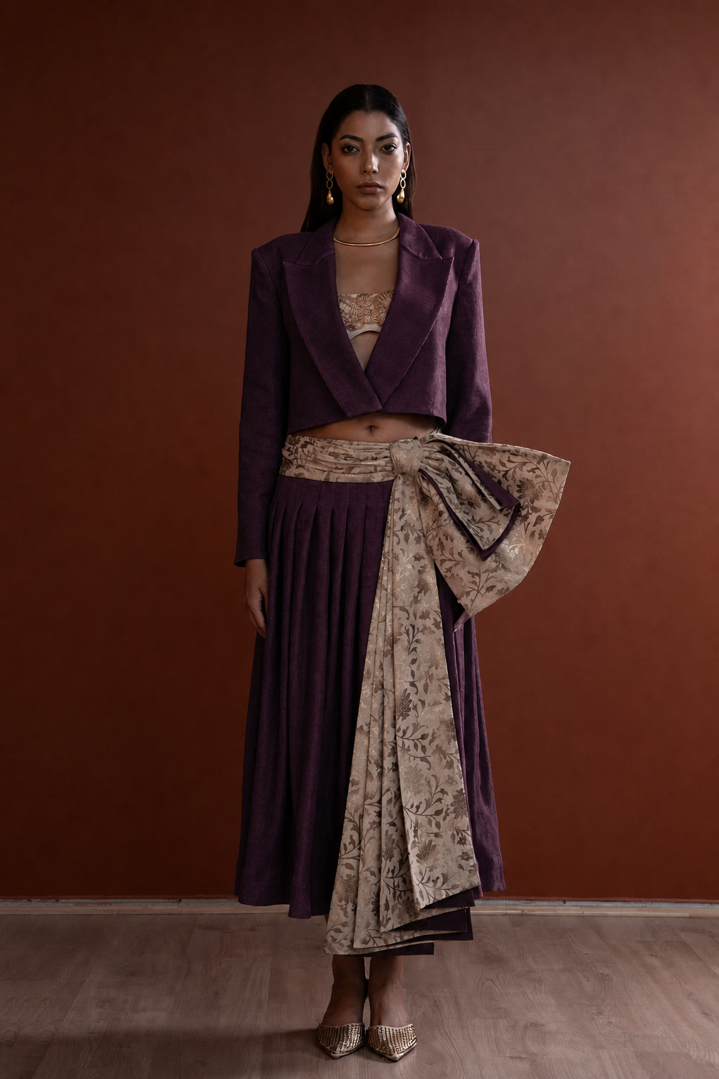 Sculpted in Silence - Plum view 1